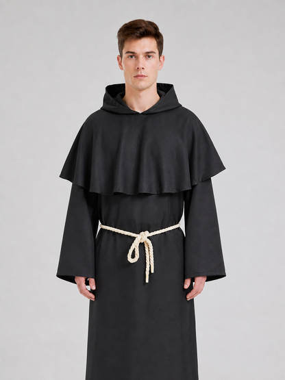 Medieval Hooded Monk Costume