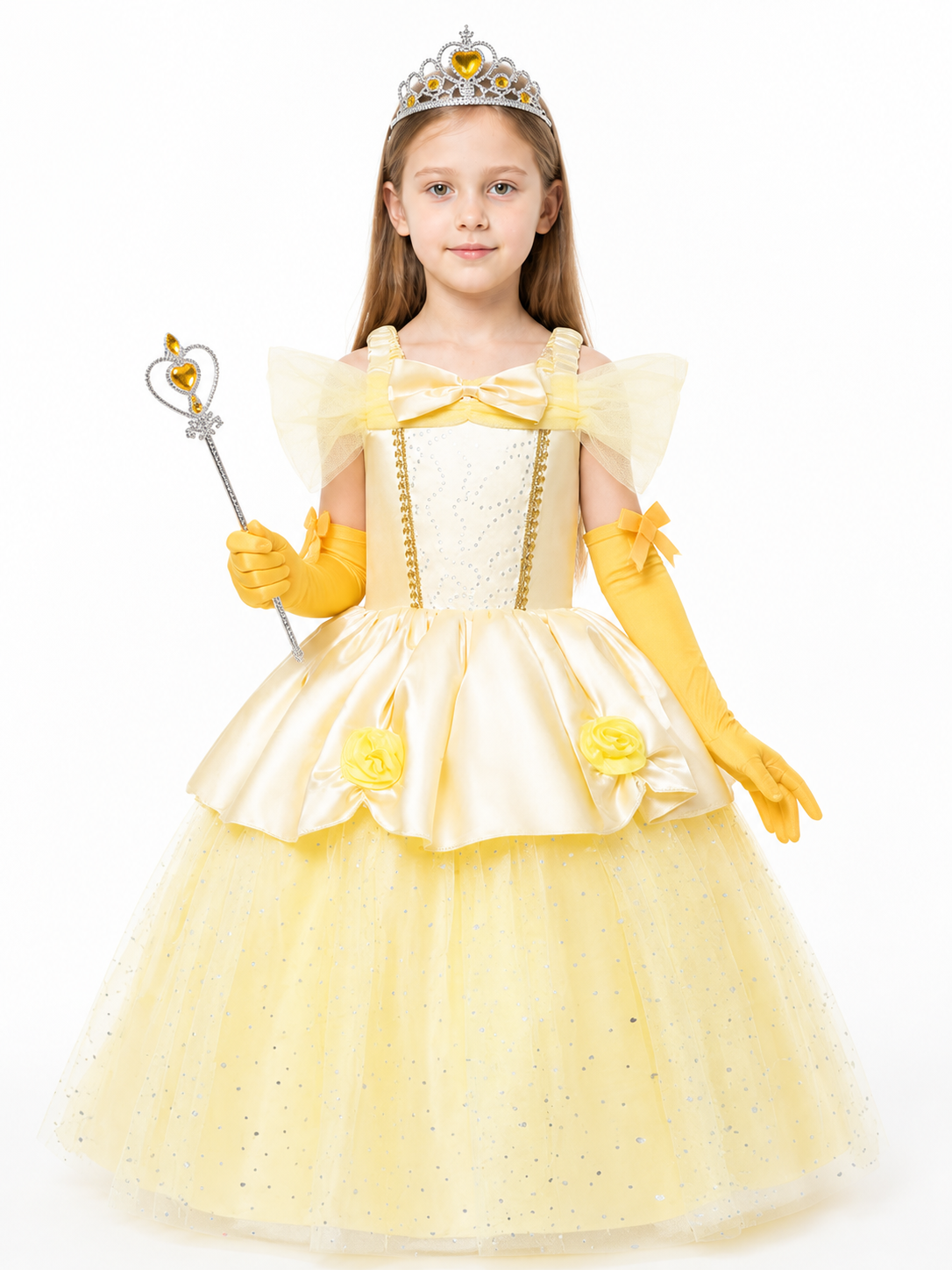 Children's Sparkly Princess Carnival Costume Costumes detail 3