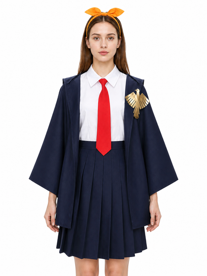 Mashle Anime Cosplay Costume, Dark Blue Robe with Accessories Costume Accessories detail 3