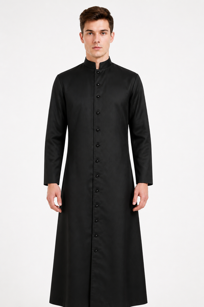 Black Death Cloak with Cross for Halloween Costume Capes detail 3