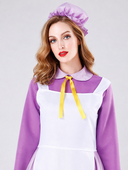 Character Costume with Apron and Bonnet