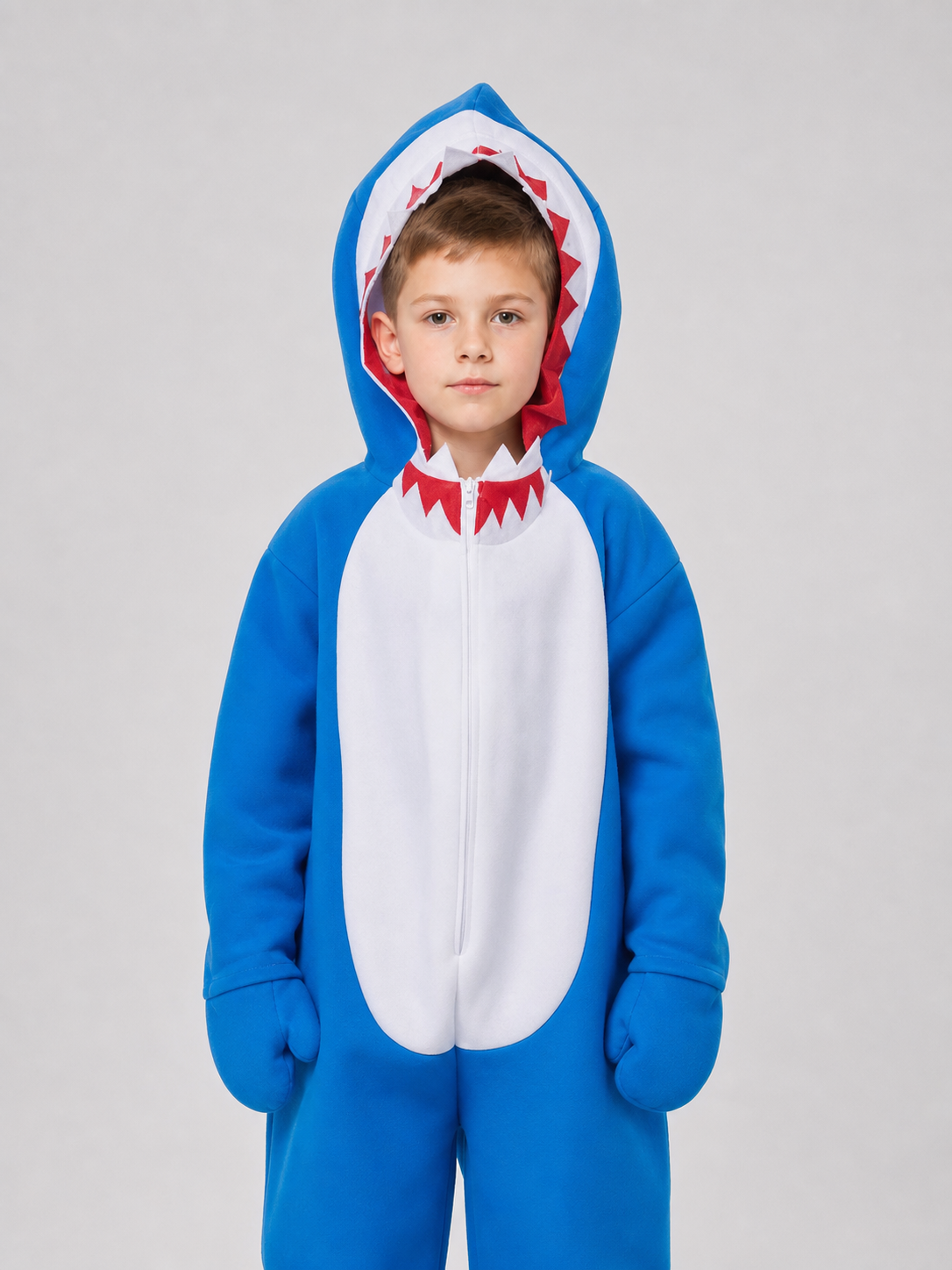 Shark costume, jumpsuit for parties