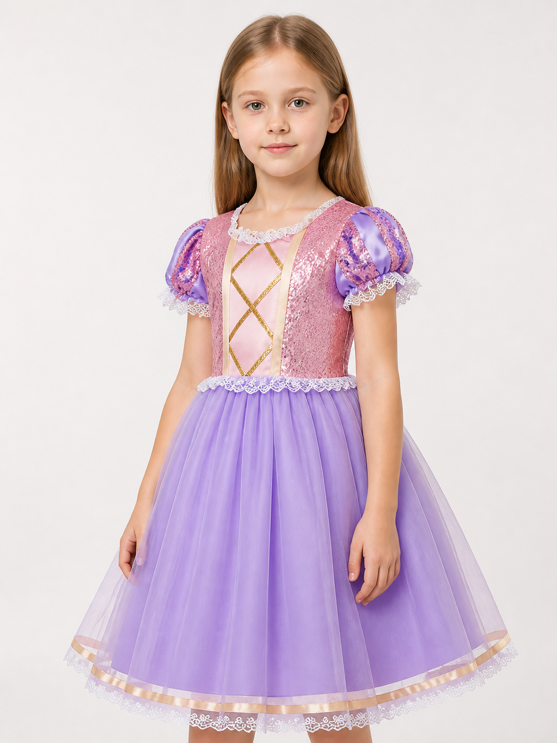 Princess Costume Dress with Sequins and Full Skirt Costume Dresses detail 2
