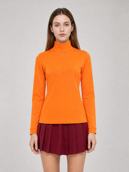 Velma Cosplay Costume: Top and Skirt
