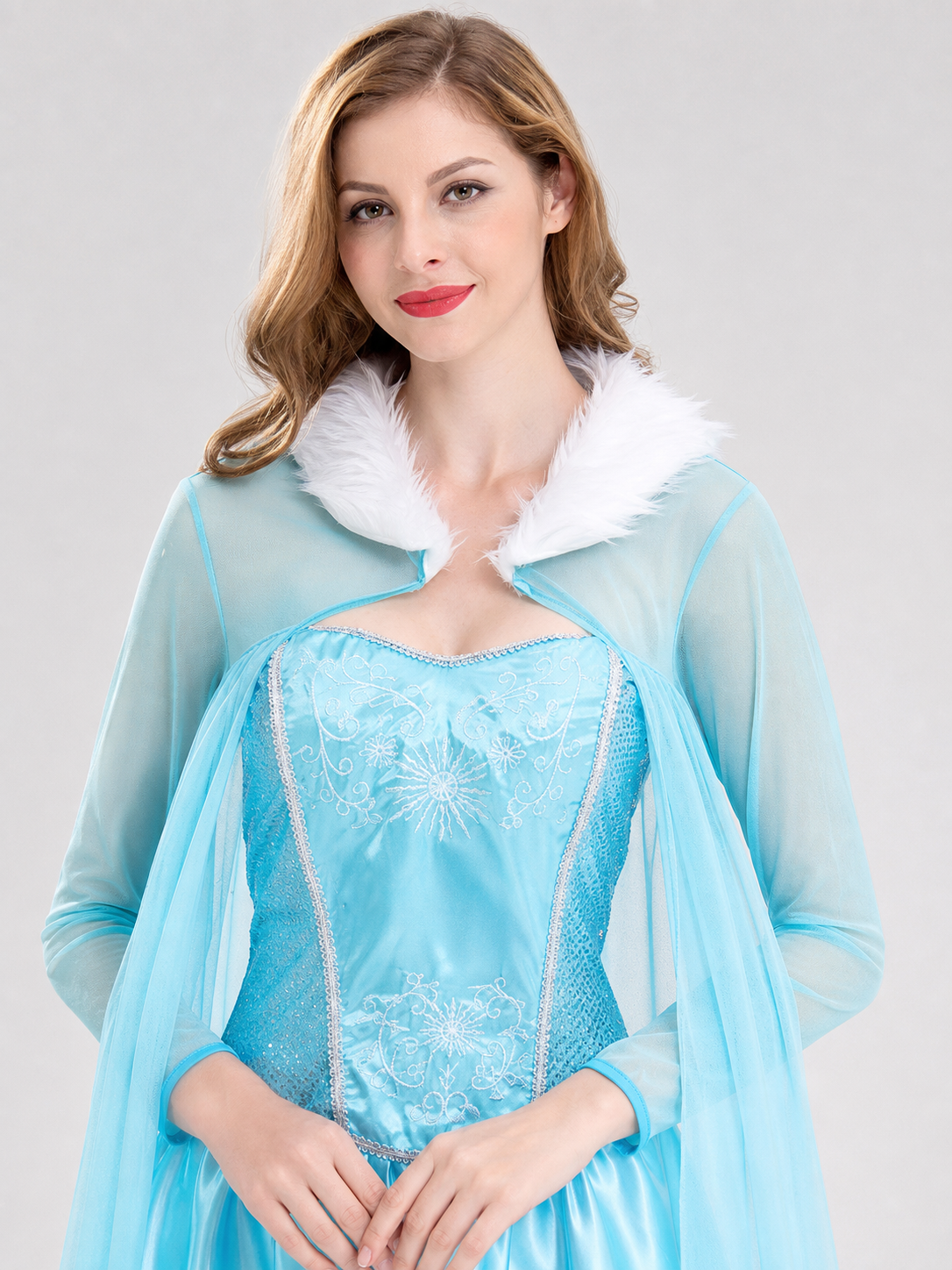 Cosplay Costume: Dress with Sheer Cape