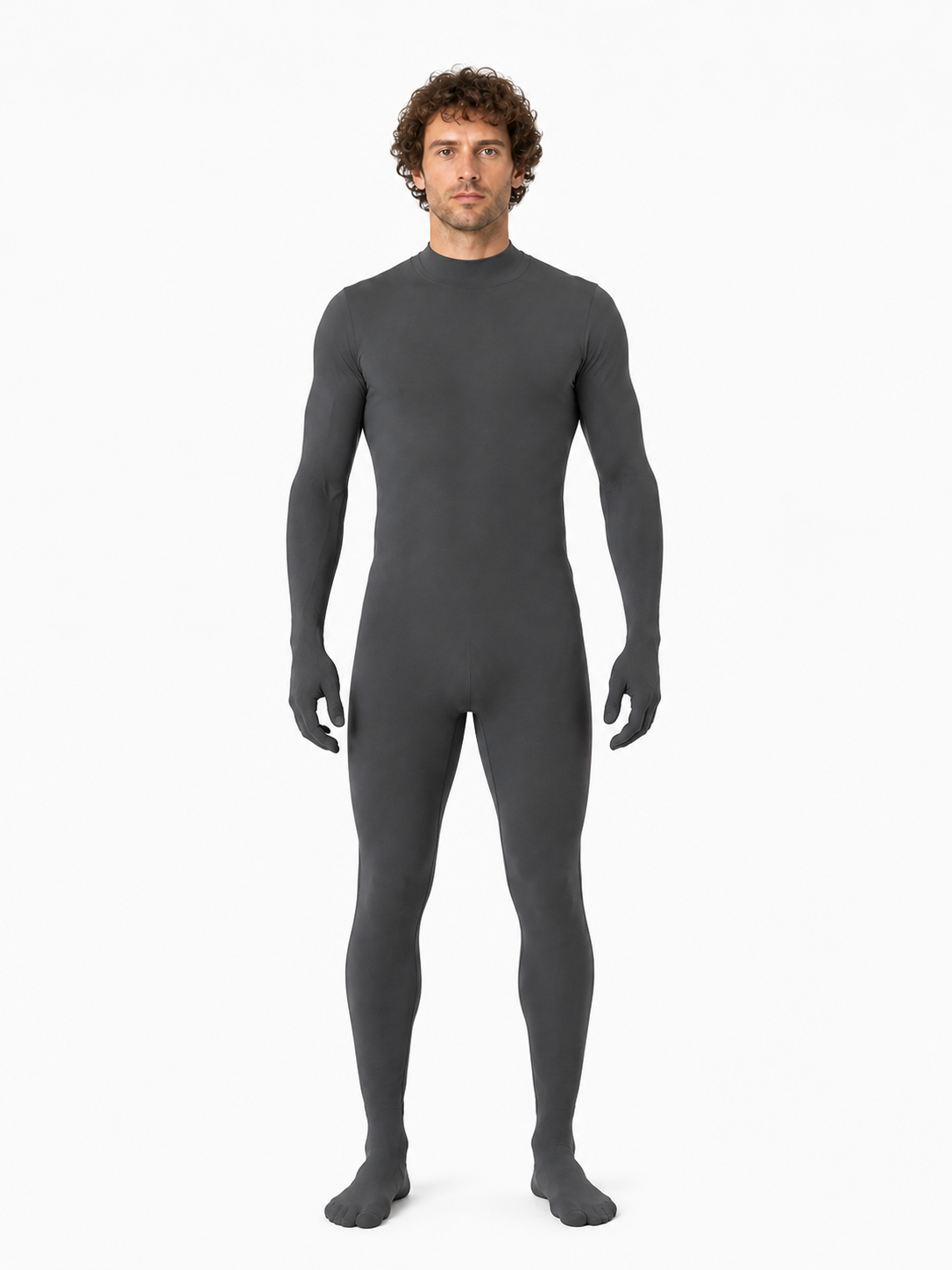 Zentai jumpsuit with covered hands and feet