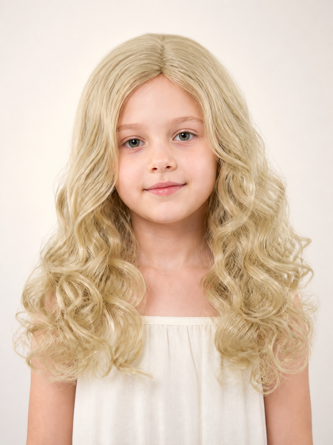 Light-Golden Carnival Wig for Halloween and Cosplay Costume Wigs detail 2