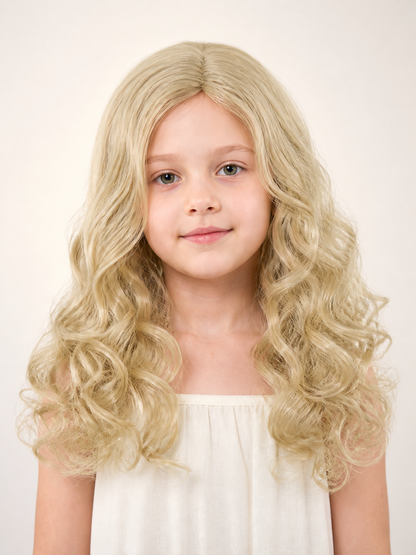 Light-Golden Carnival Wig for Halloween and Cosplay Costume Wigs detail 2