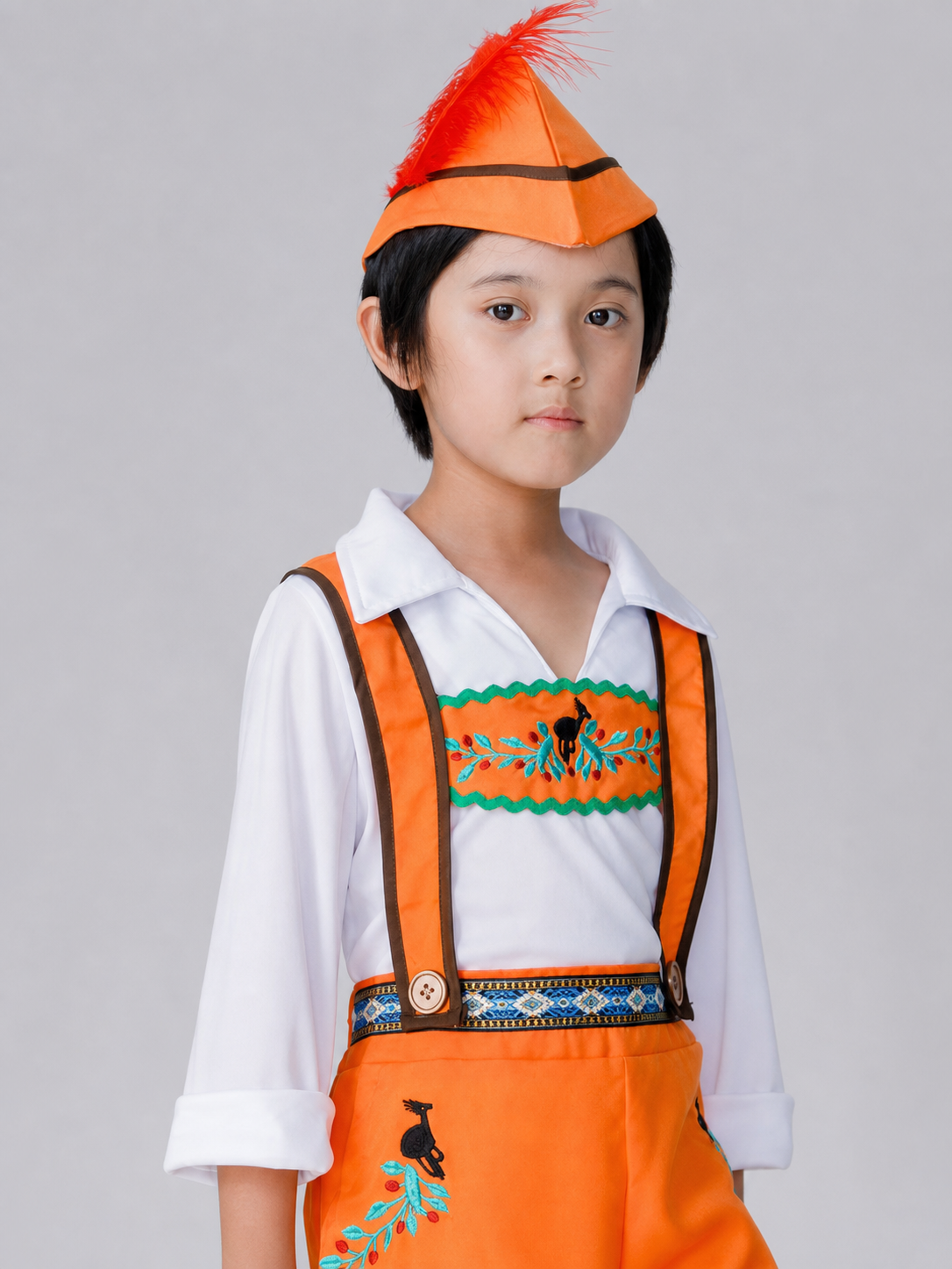 Historical National Costume with Suspenders