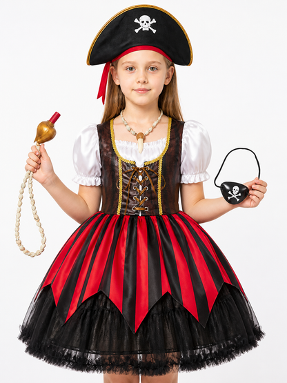 Pirate Costume with Dress and Halloween Accessories Costume Dresses detail 3