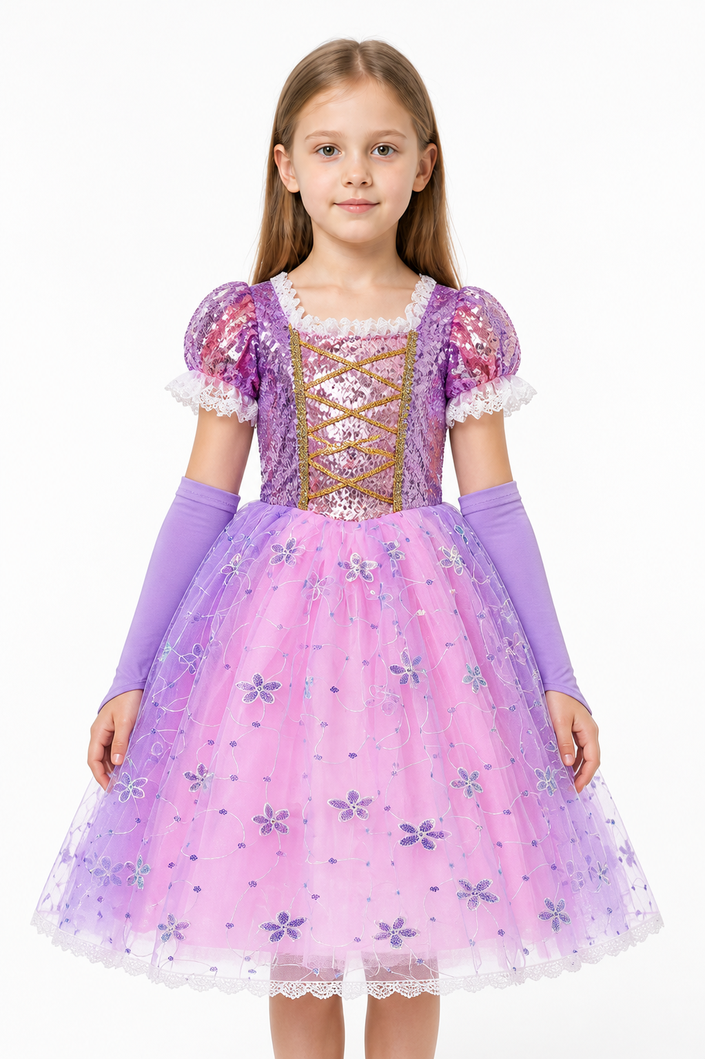 Children’s princess dress with a corset and full skirt product detail 3