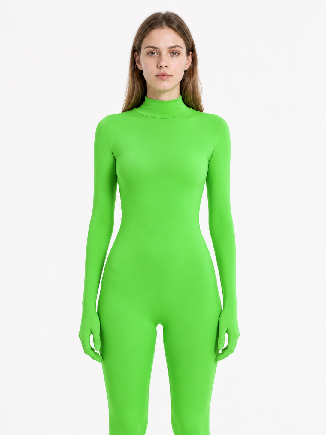 Form-Fitting Jumpsuit with Covered Hands and Feet product detail 3