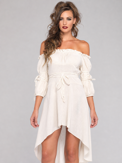Off-the-Shoulder Stage Dress with Waist Ties Costume Dresses detail 3