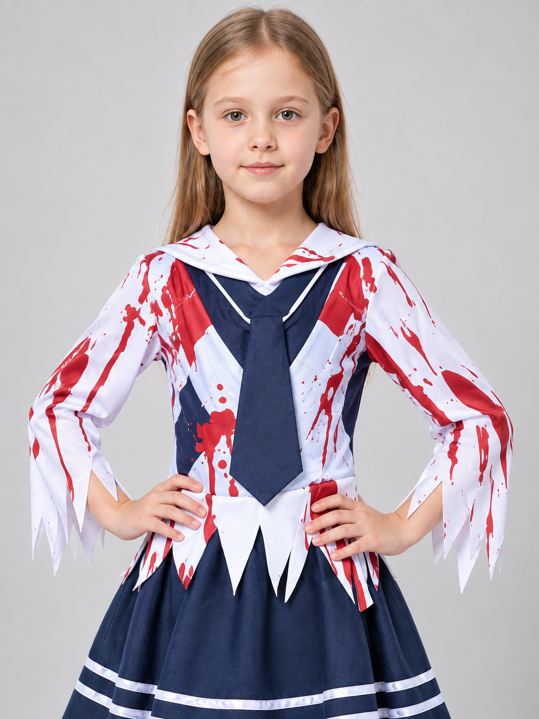 Carnival dress with sailor collar and tie