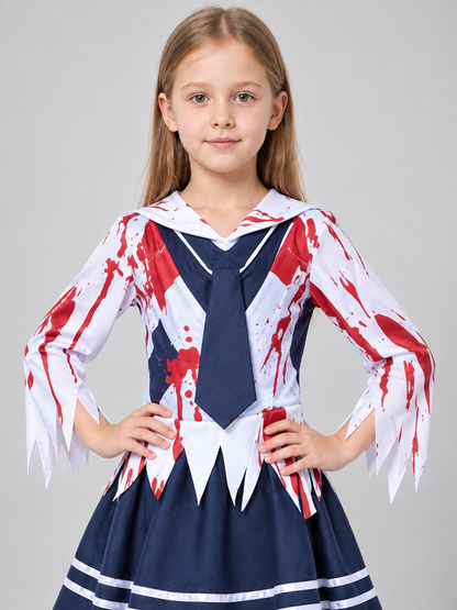 Carnival dress with sailor collar and tie