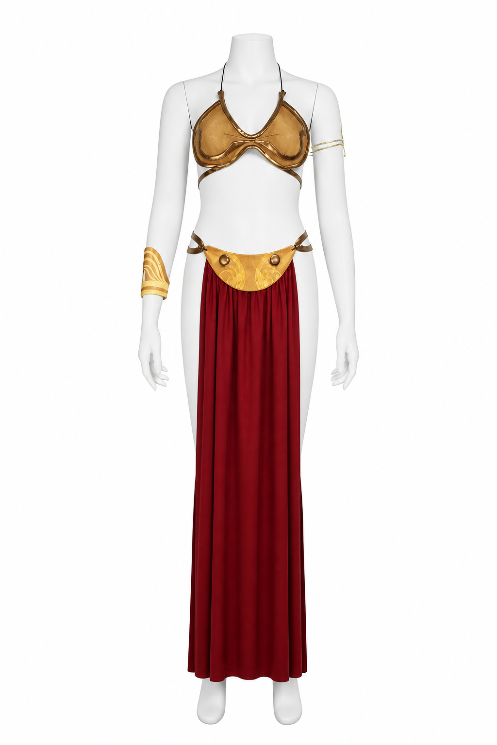 Cosplay Costume: Top and Long Skirt with Slit