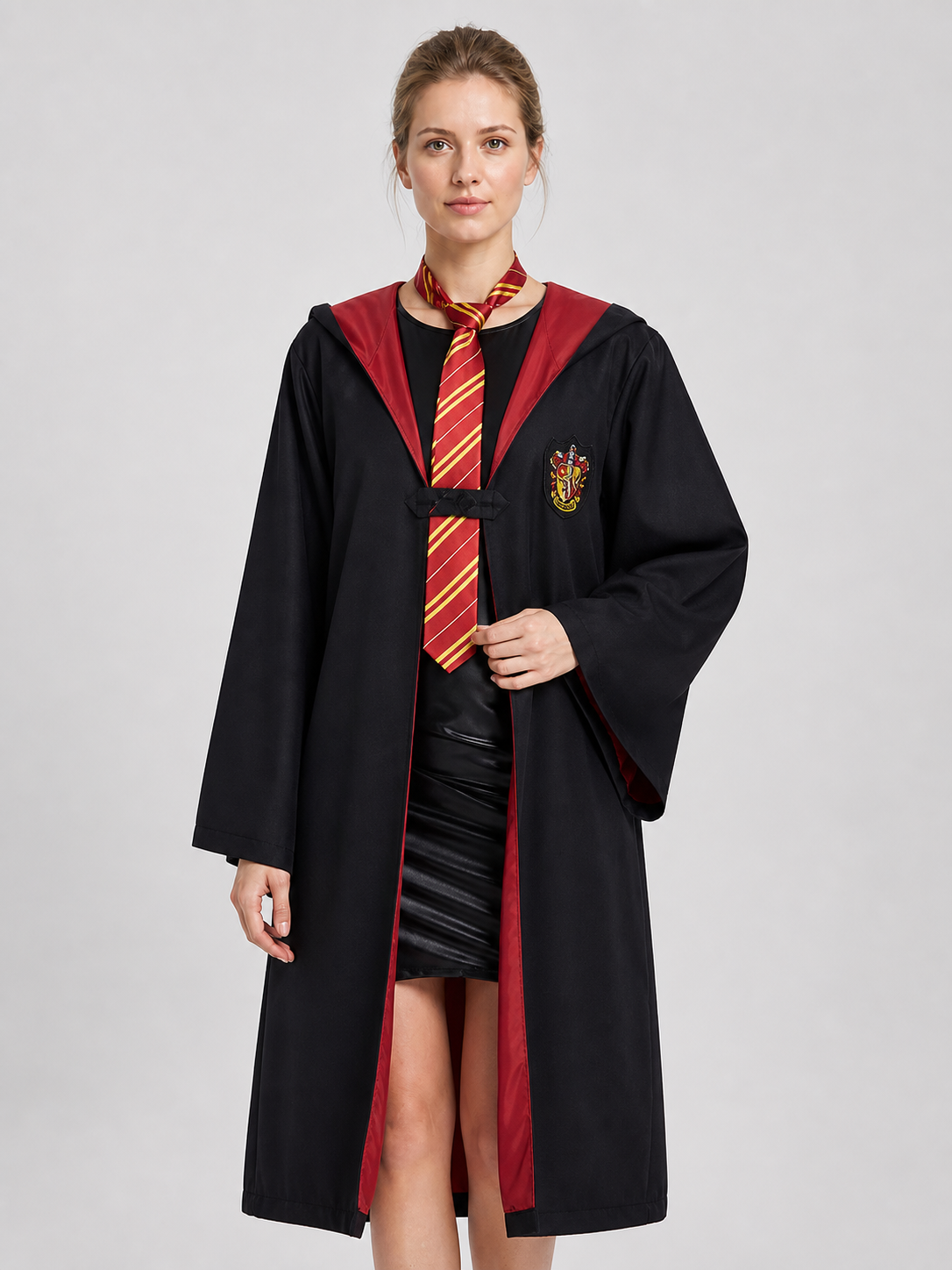 Harry Potter Cloak Cosplay Costume with Tie M-XXL Costume Capes detail 2