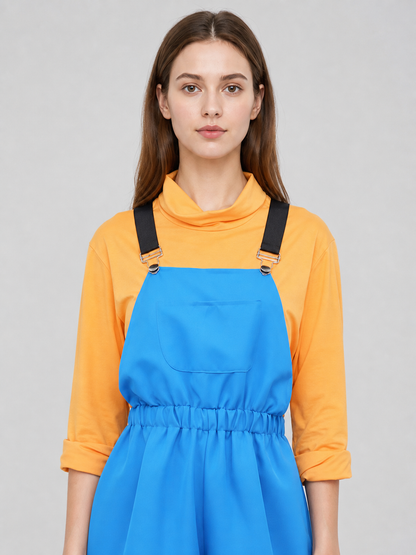 Cosplay jumpsuit with chest pocket and straps Costumes detail 2