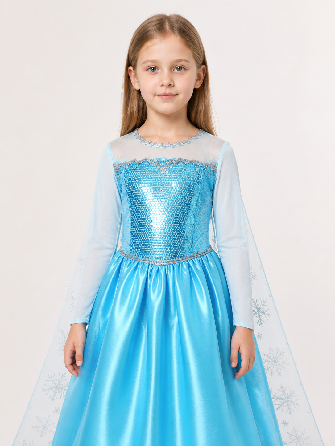 Snowflake Princess Costume for Halloween Costumes detail 2