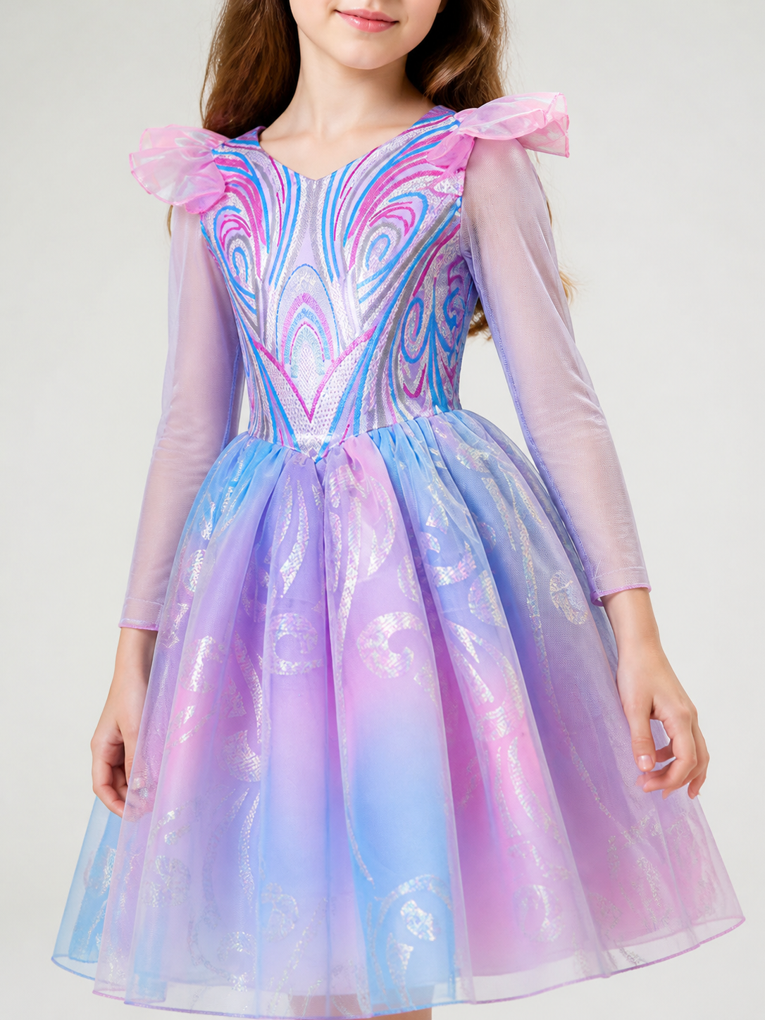 Purple Princess Costume for Halloween Costumes detail 2