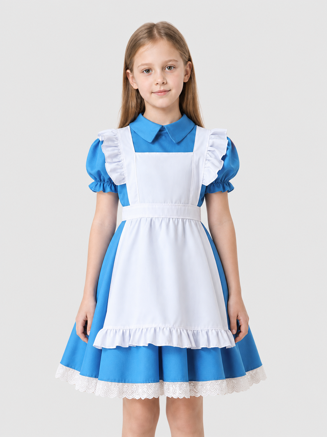 Alice Costume: Dress with Apron and Bow