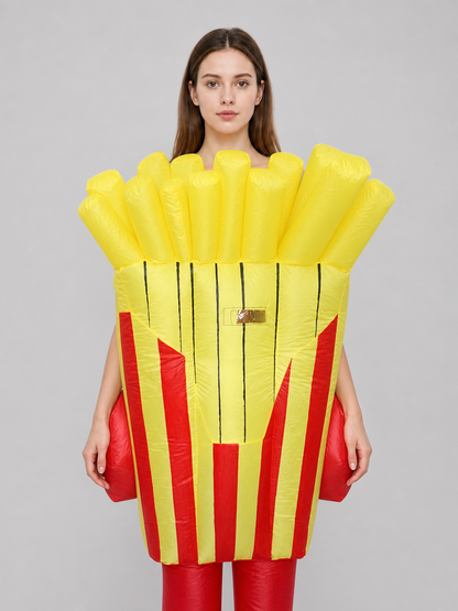 Inflatable French Fries Costume for Parties