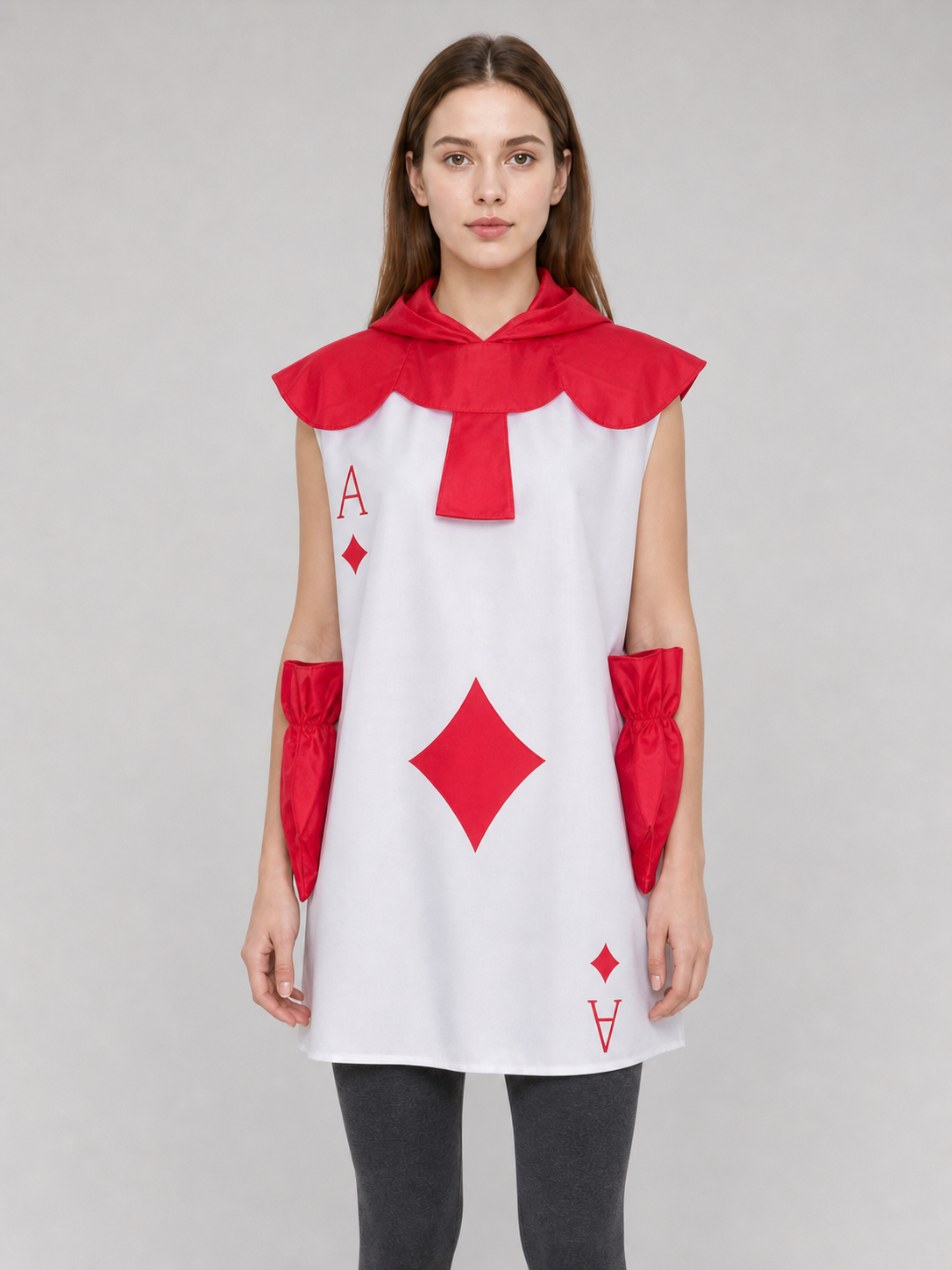 Alice Card-Themed Costume: Cosplay Jumpsuit