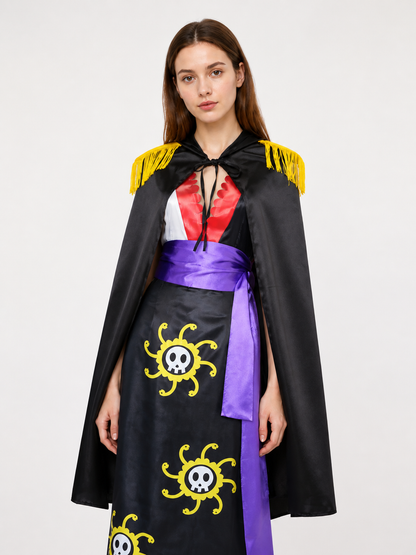 Pirate Costume with Cape and Hood