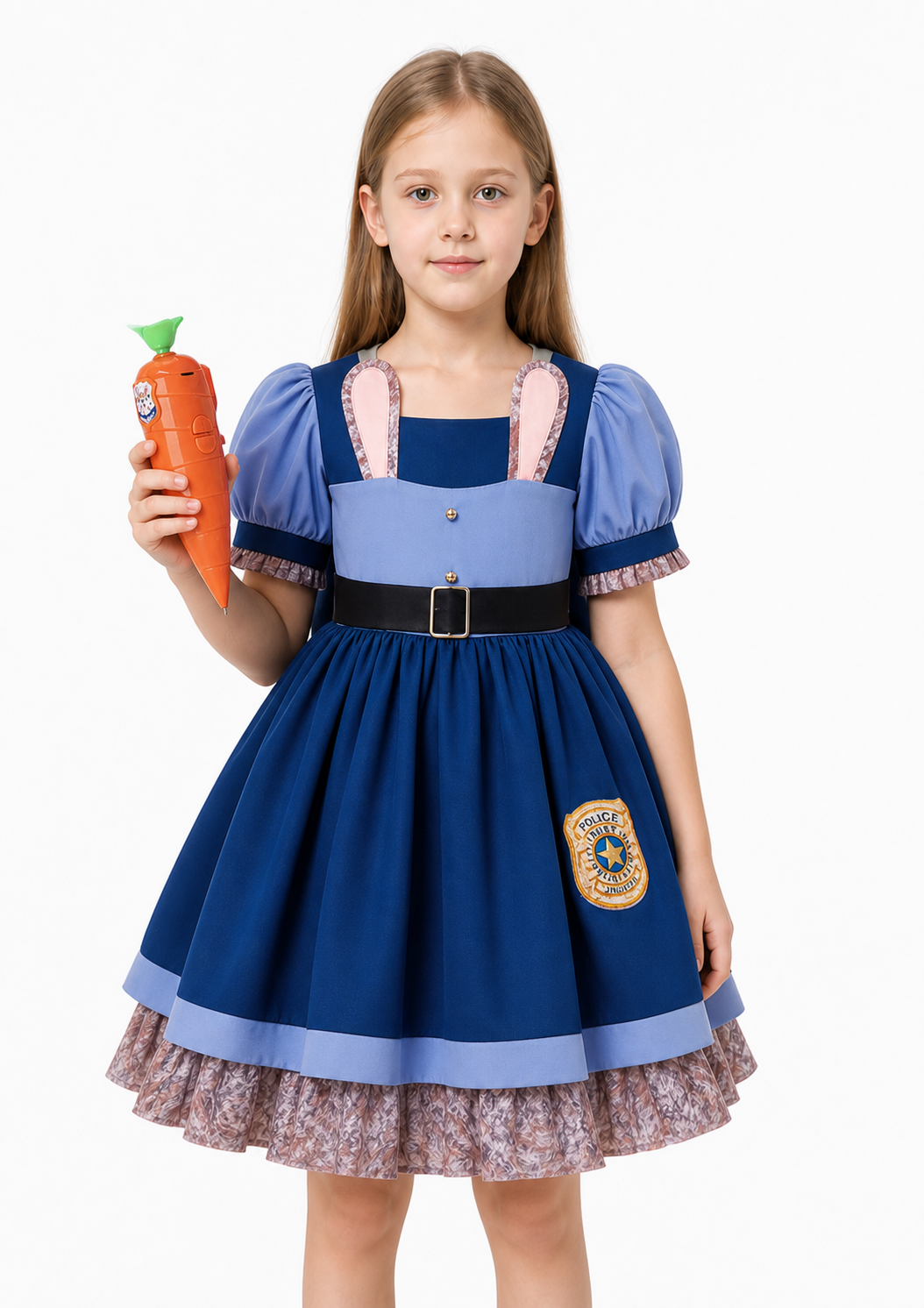 Judy Hopps Kids' Police Costume with Carrot Costumes detail 3