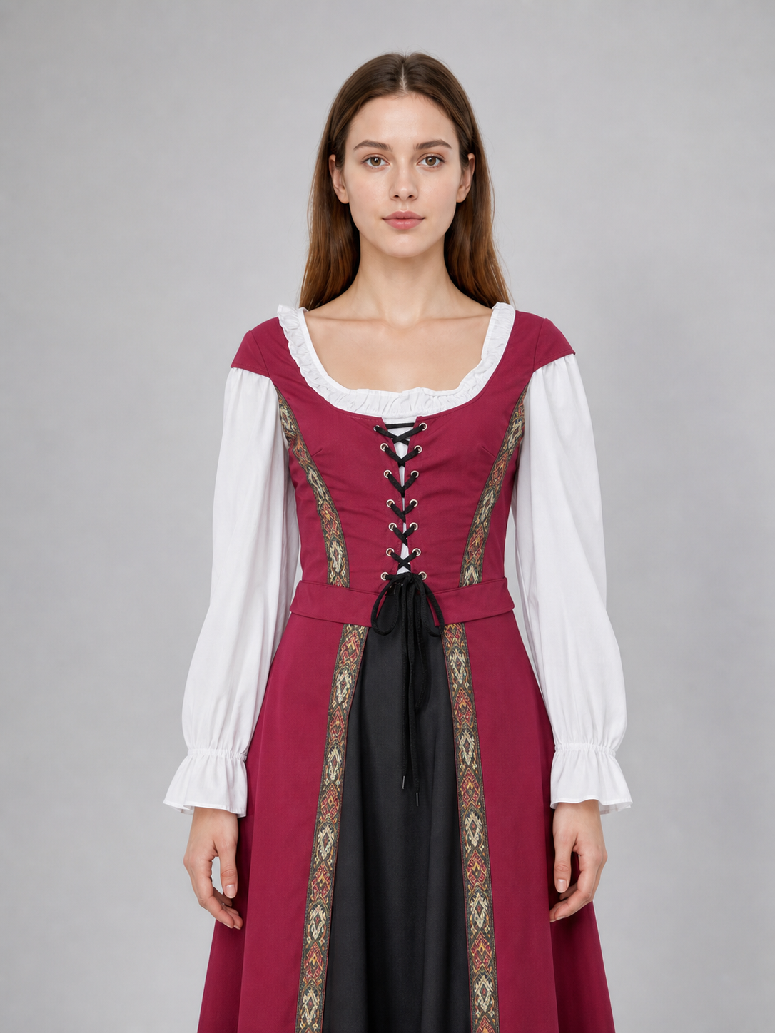 Carnival Costume: Court Dress with Headdress