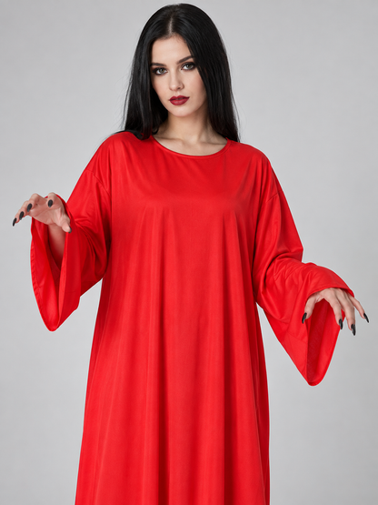 Vampire Costume: Long Red Kaftan Dress
