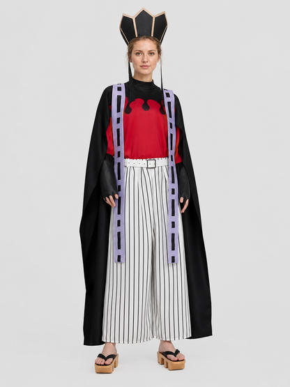 Anime Cosplay Douma Costume with Cloak and Pants