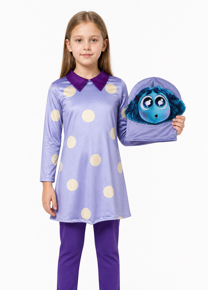 Inside Out 2 Carnival Costume with Dress and Mask Costume Dresses detail 3