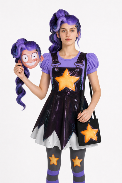 Children's Carnival Costume Character: Dress, Mask, and Bag Costume Dresses detail 3