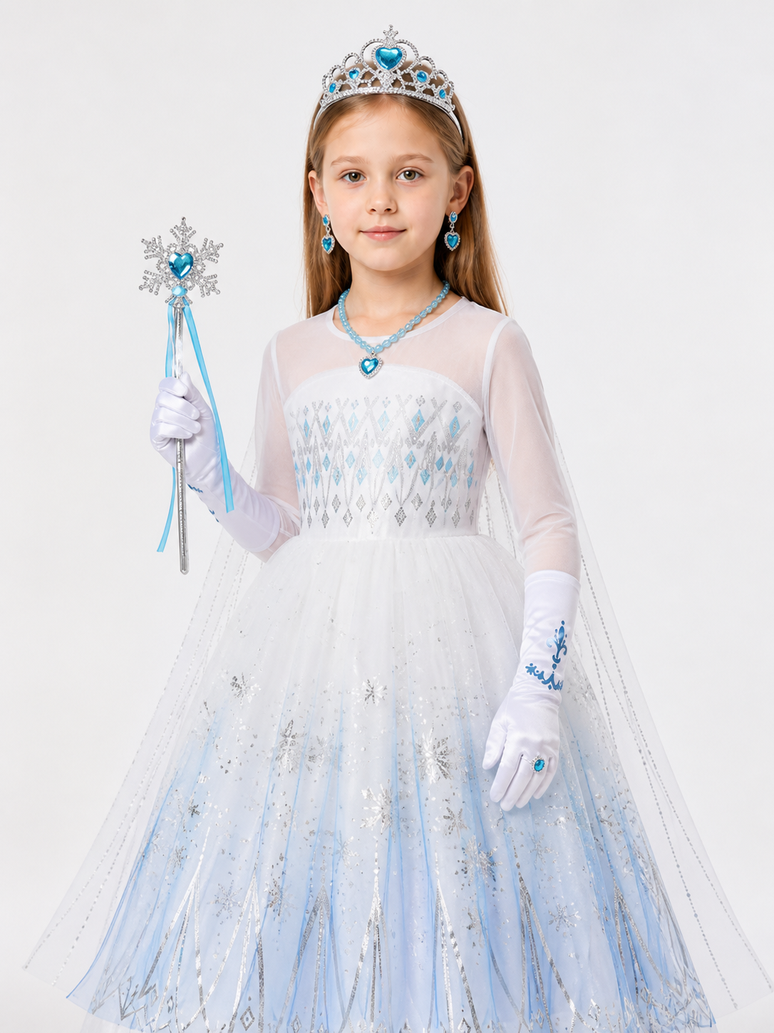 Snow Queen Carnival Costume for Halloween and Cosplay Costumes detail 2