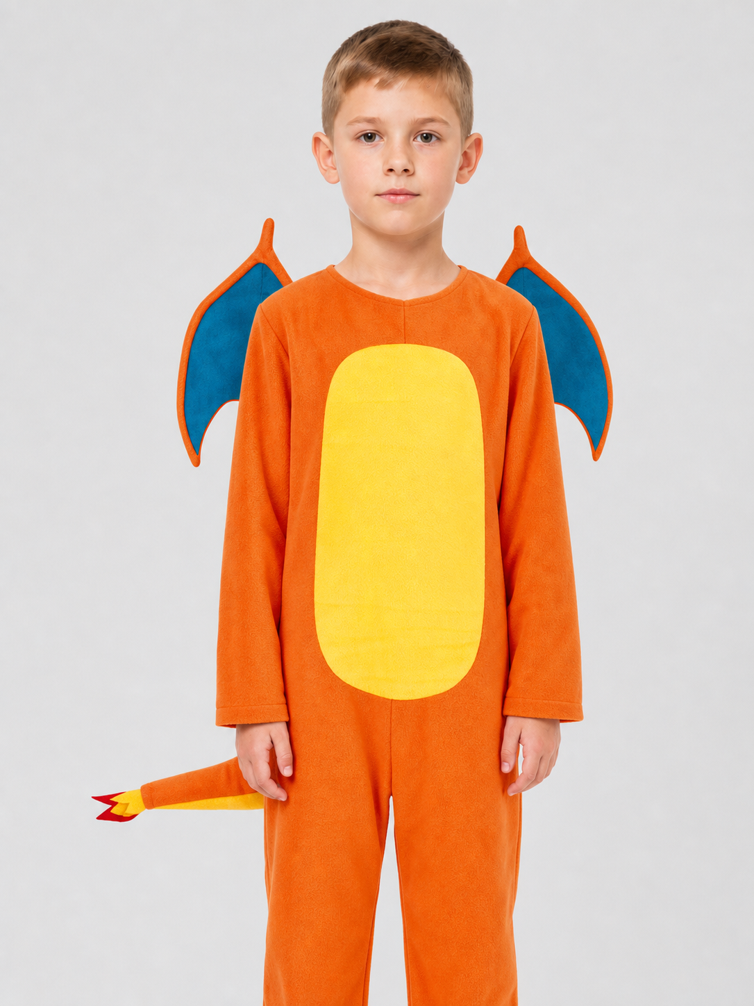 Charizard Cosplay Jumpsuit with Wings and Tail