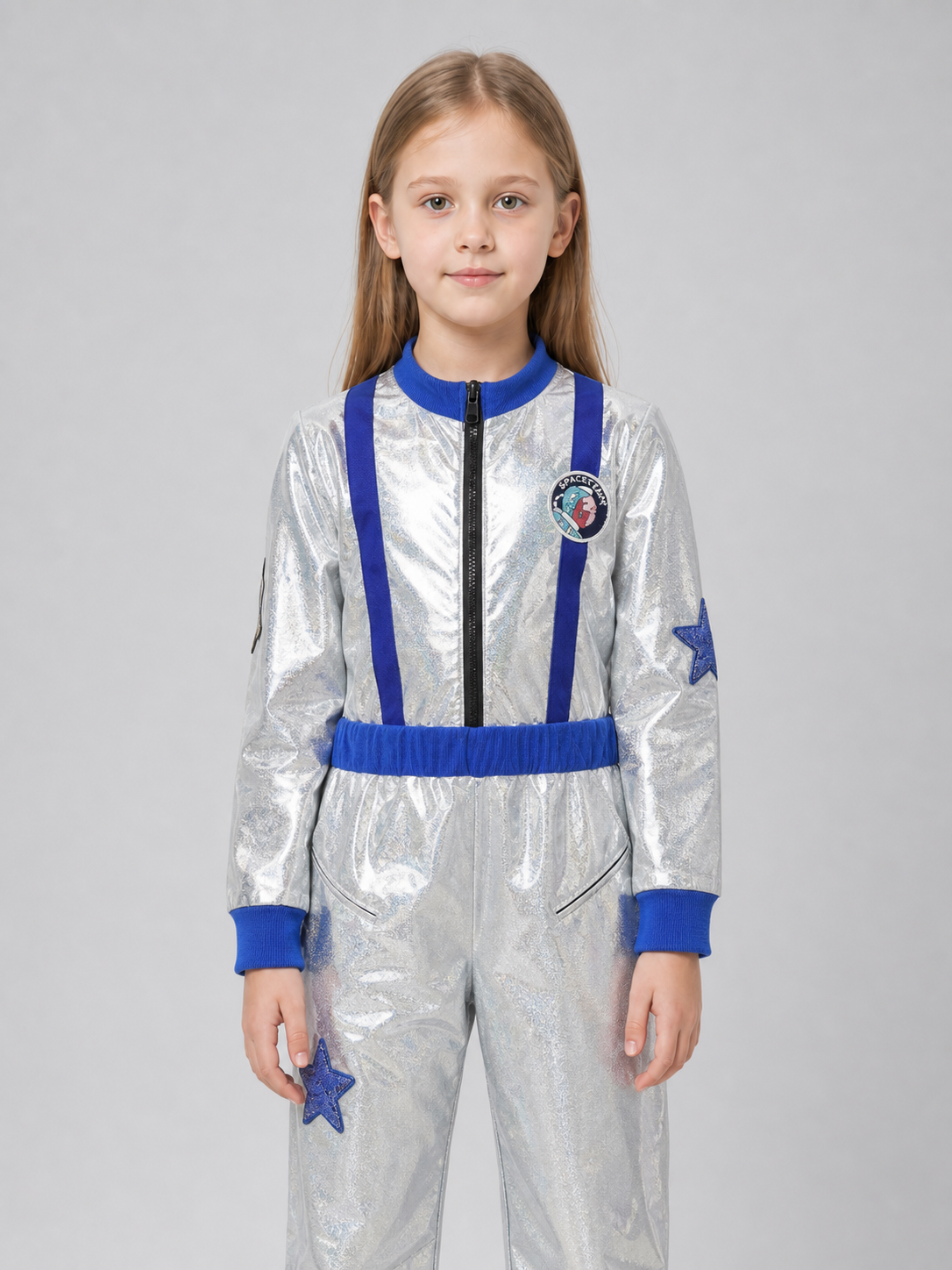 Silver Astronaut Costume for Halloween and the Stage