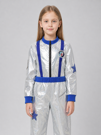 Silver Astronaut Costume for Halloween and the Stage