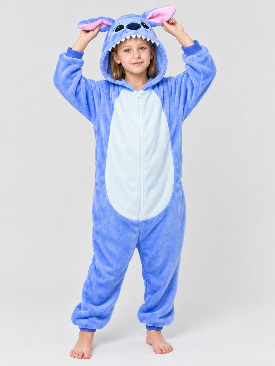 Kids Hooded Onesie Pajama with Ears