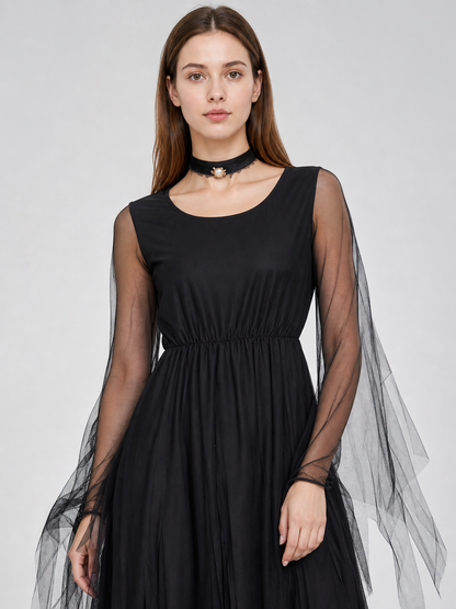 Vampire Costume: Gothic Halloween Dress Costume Dresses detail 2