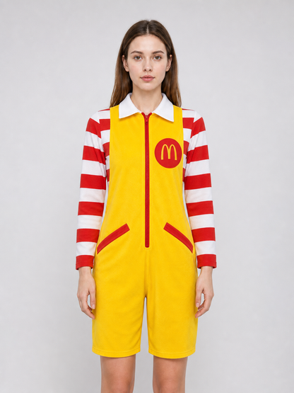 McDonald's Clown Costume: Yellow Jumpsuit