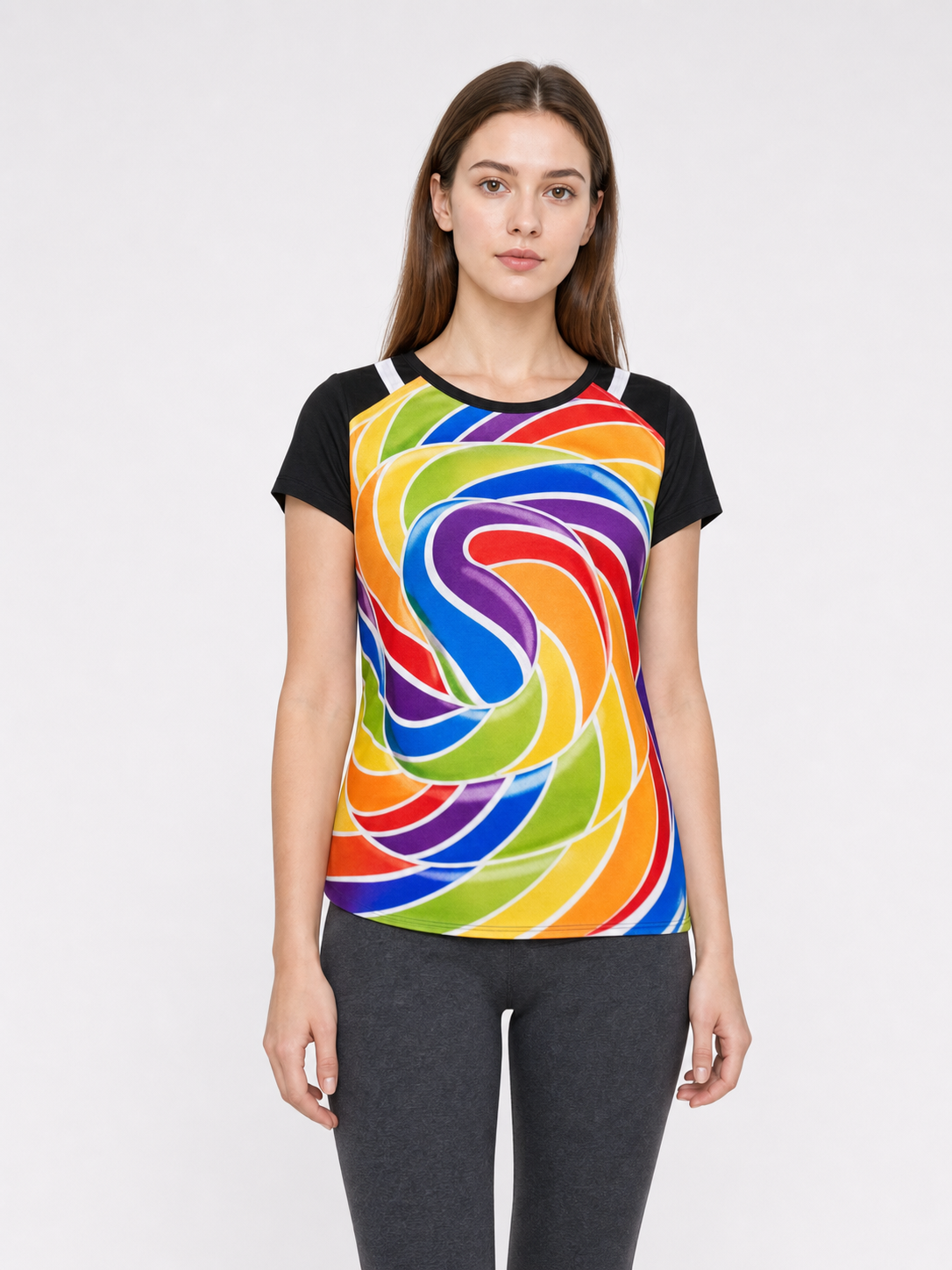 Candy Costume with Rainbow Pattern