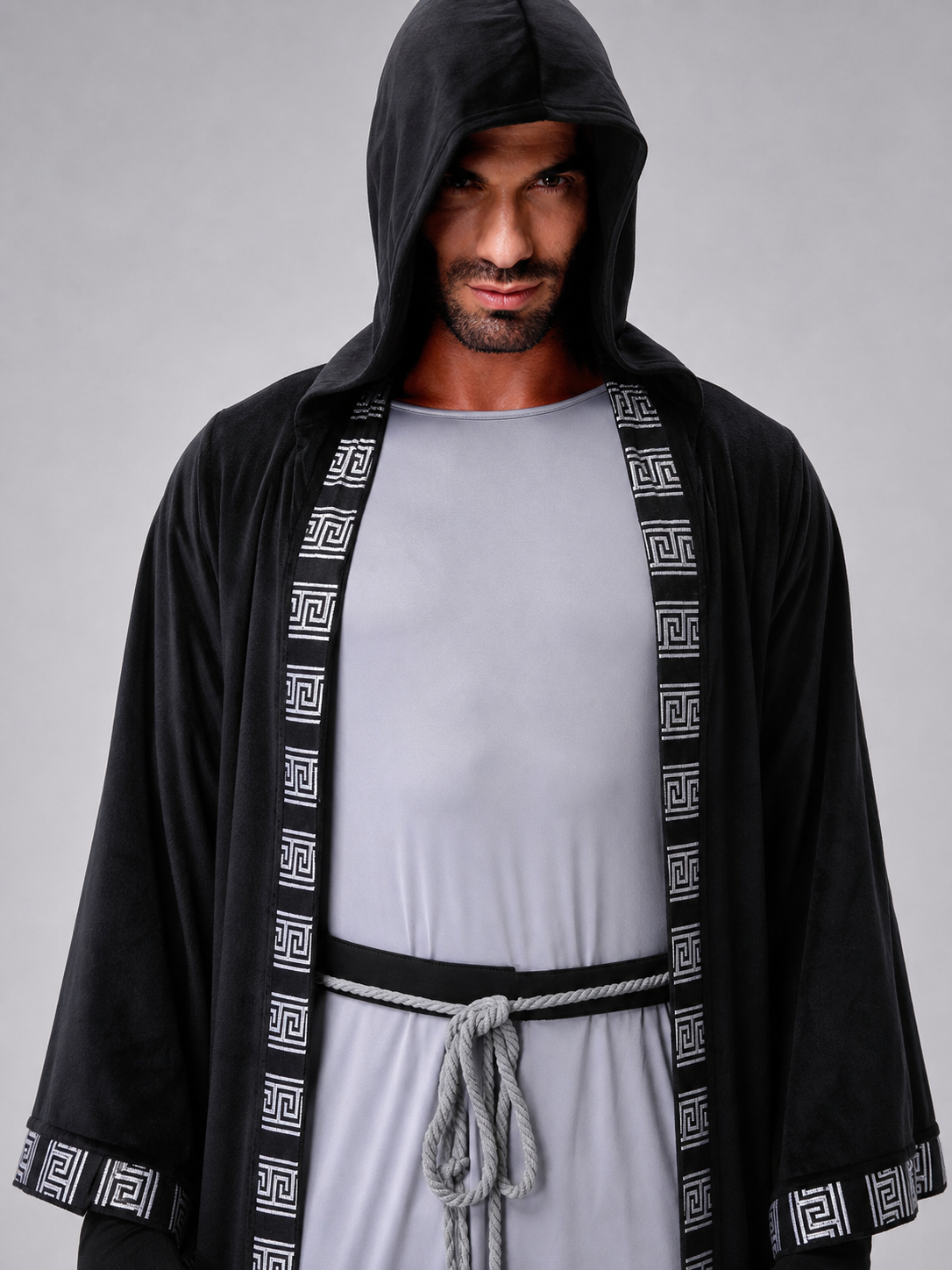 Cosplay costume: long hooded robe