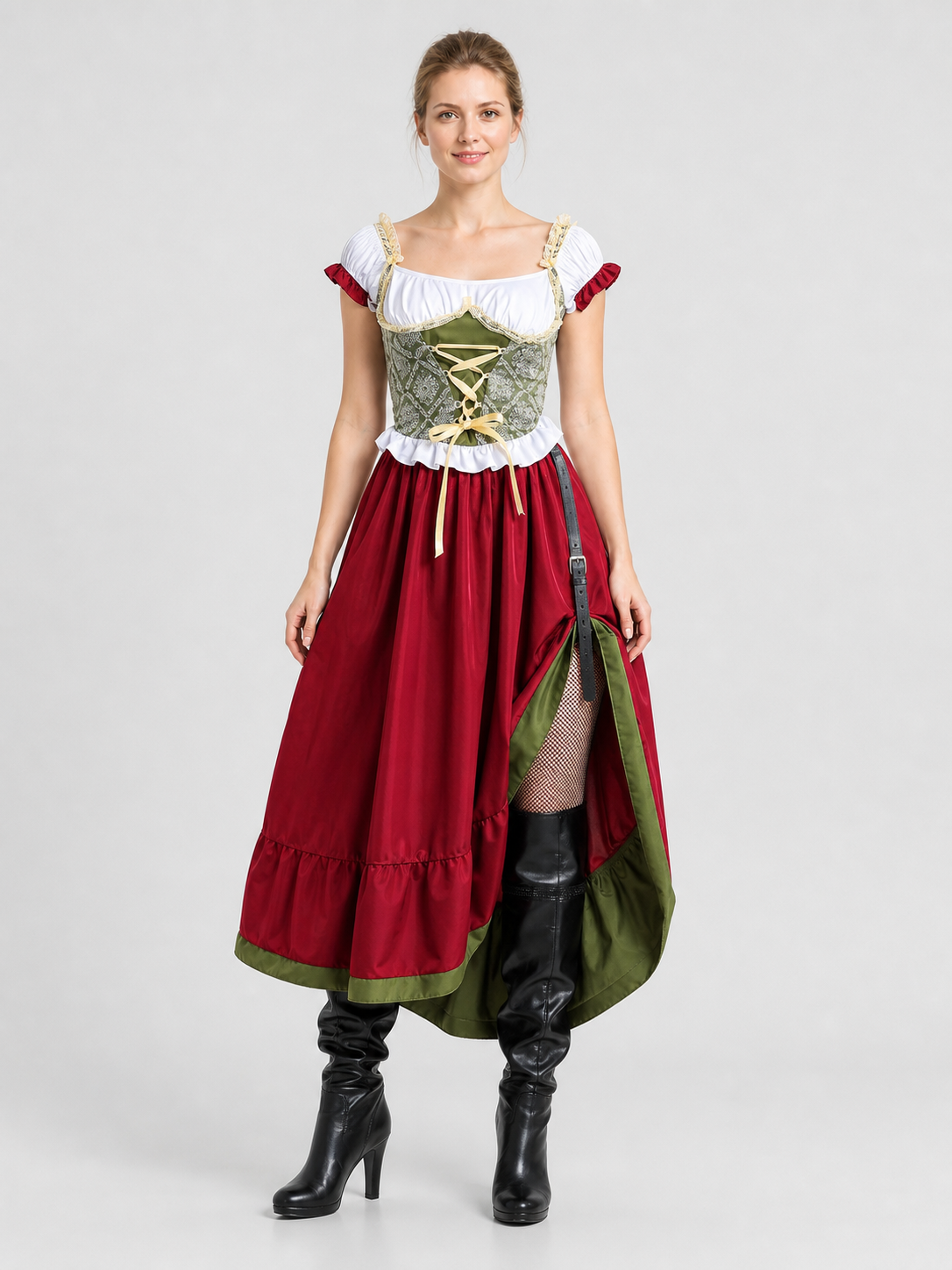 Historical Ethnic-Style Costume, Long Dress Costume Dresses detail 3