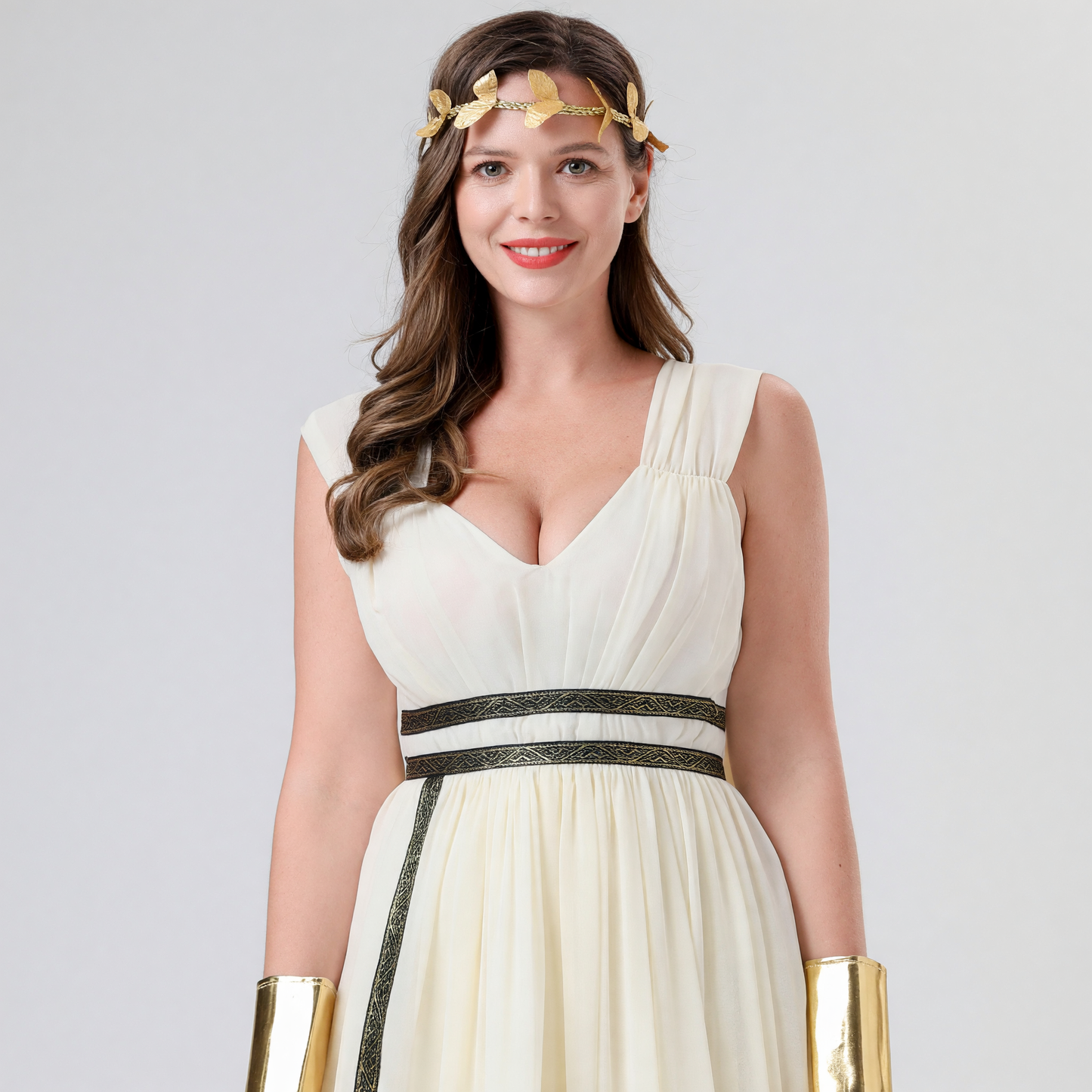 Egyptian-Style Cosplay Dress with Decorative Details