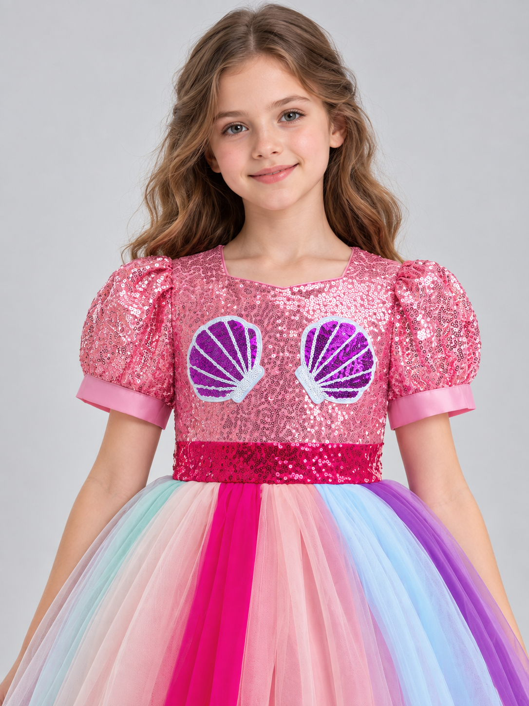 Kids' Sequin and Tulle Costume Dress