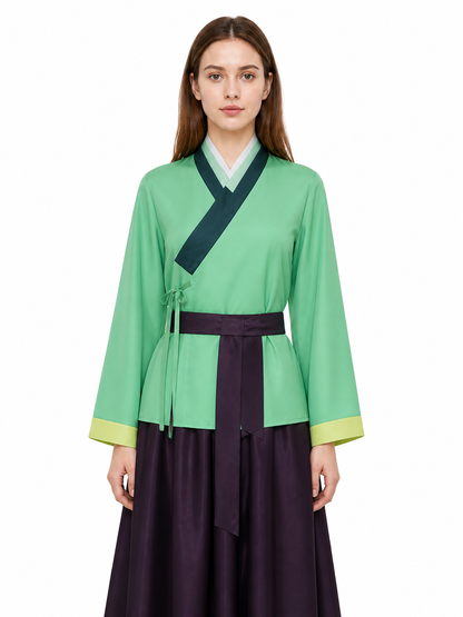 Maomao Hanfu Cosplay Costume with Belt Costumes detail 3