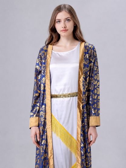 Retro Costume with Dress and Cape for Cosplay