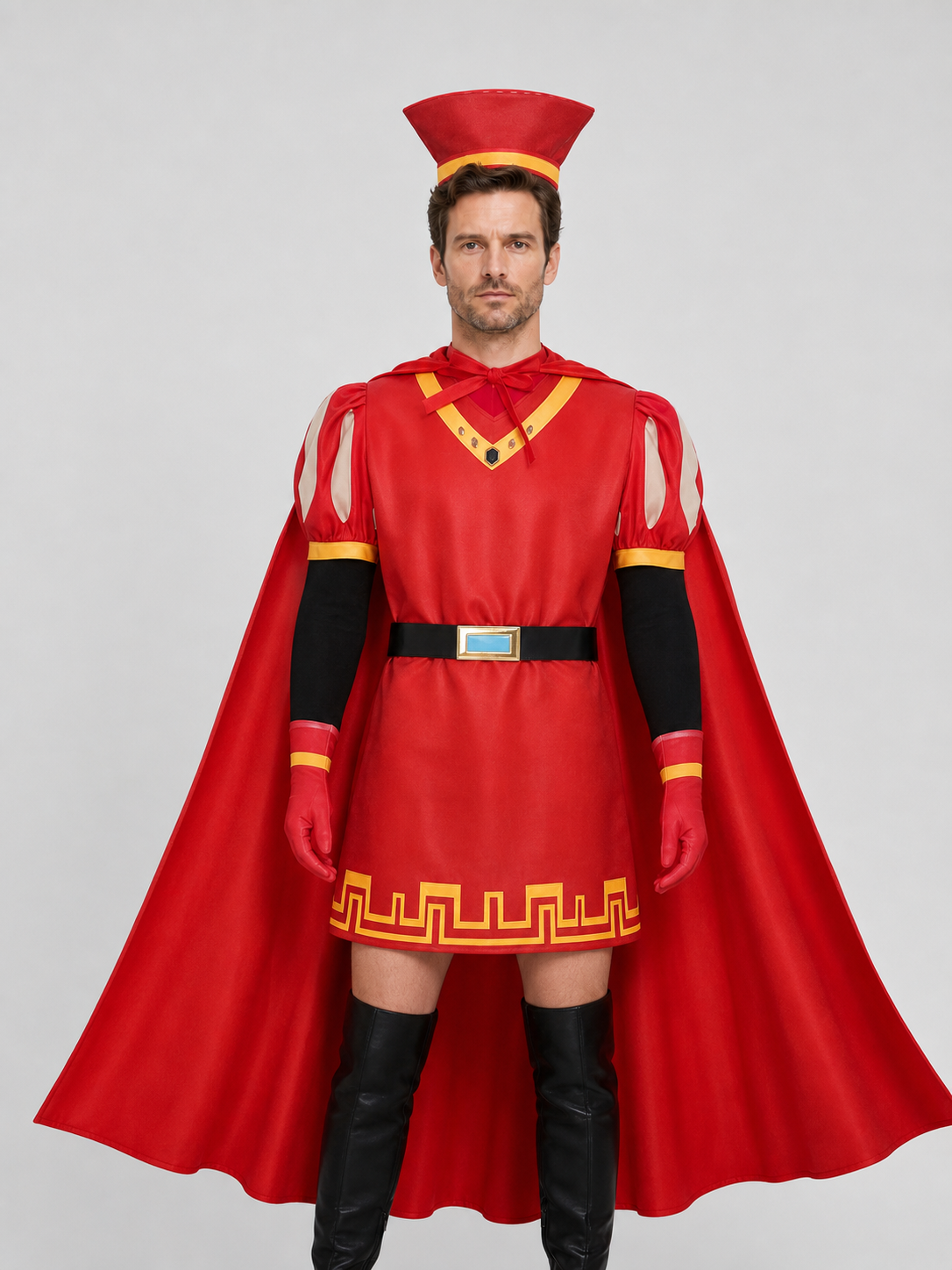 Lord Farquaad Cosplay Costume with Cape and Hat Costume Capes detail 3