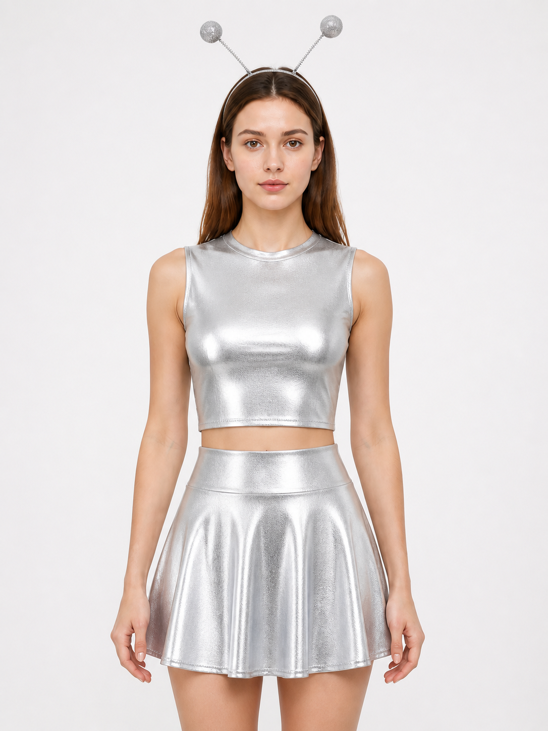 Silver Stage Costume with Antenna Costumes detail 3